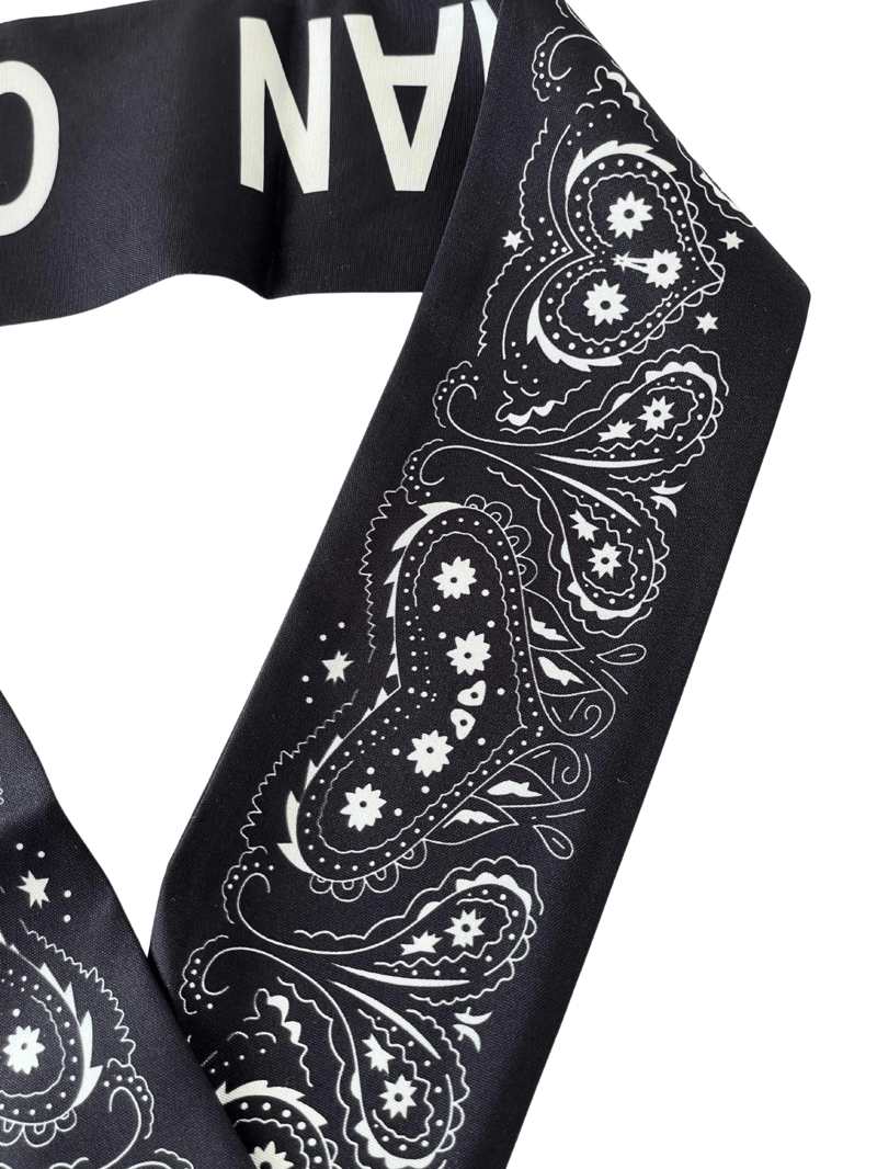 Şal Desenli Bandana Fular Renkli