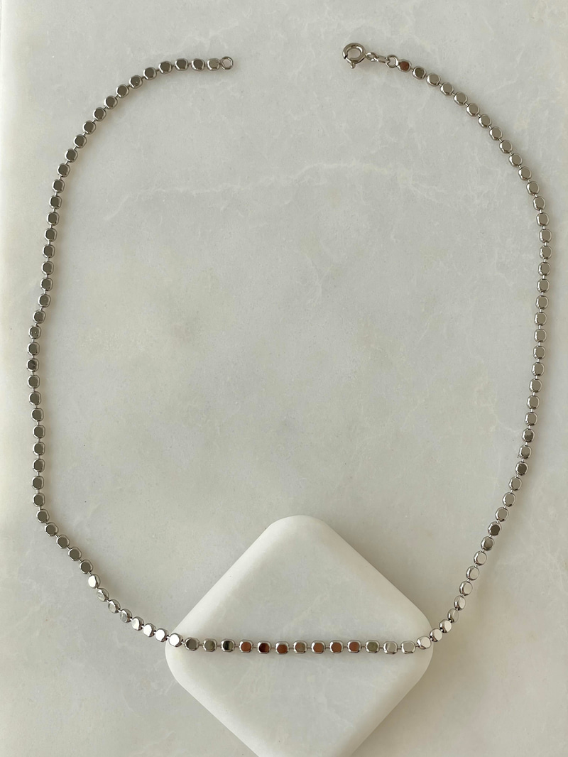 Özel Seri Arpa Kolye 45 cm Gümüş