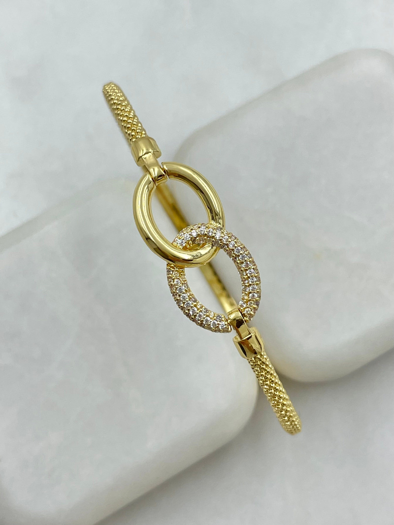 İçi Boş Daire Birleşim Kelepçe Gold