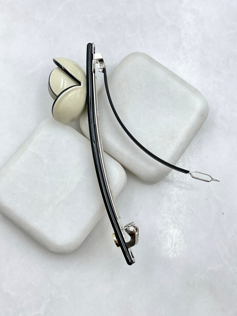 Gül Model Kemik Otomatik Toka Ekru