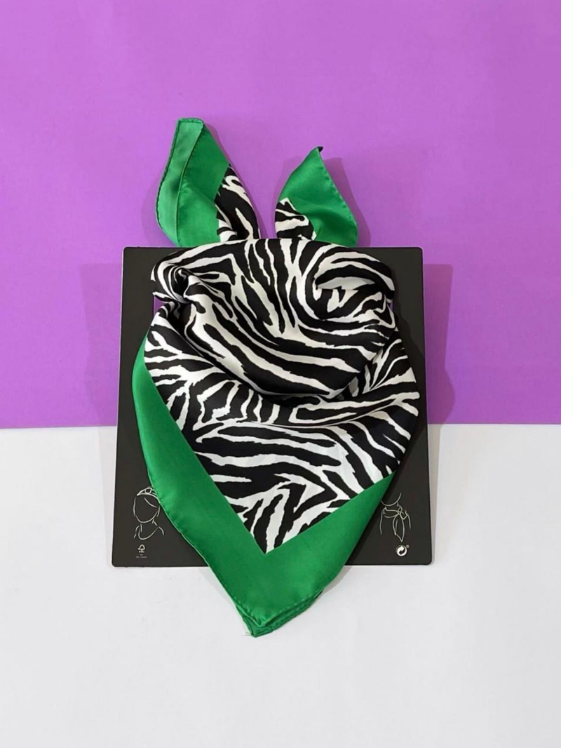 Zebra Desenli Fular
