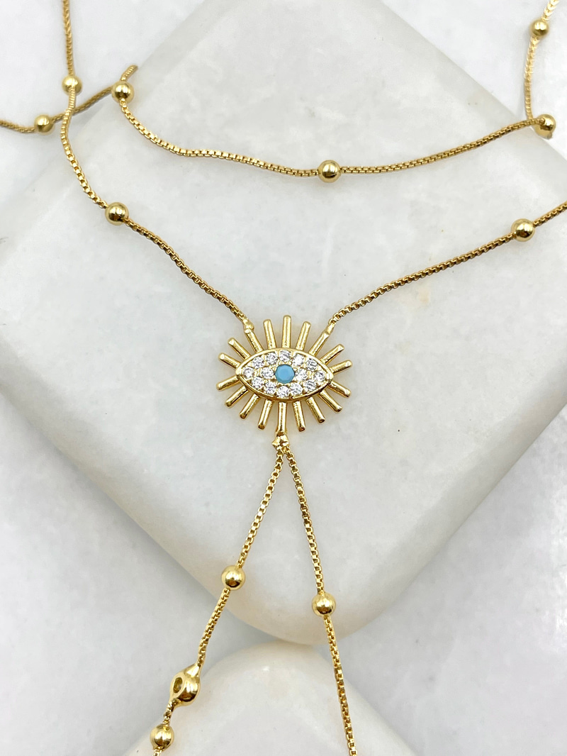 Topçuk Zincir Güneş Model Şahmeran Gold