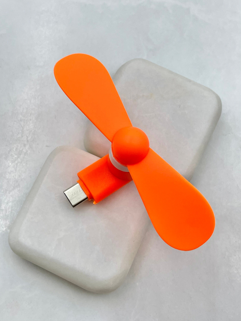 Mini Fan Type-C Turuncu
