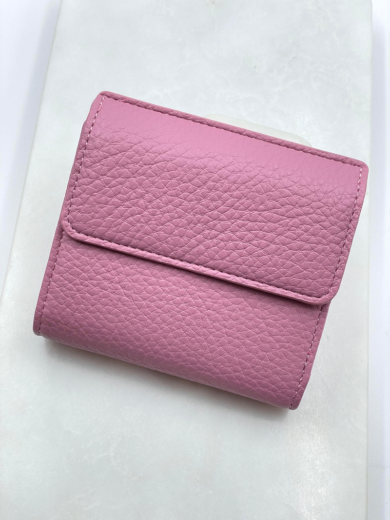 Küçük Kapaklı Cüzdan Pembe