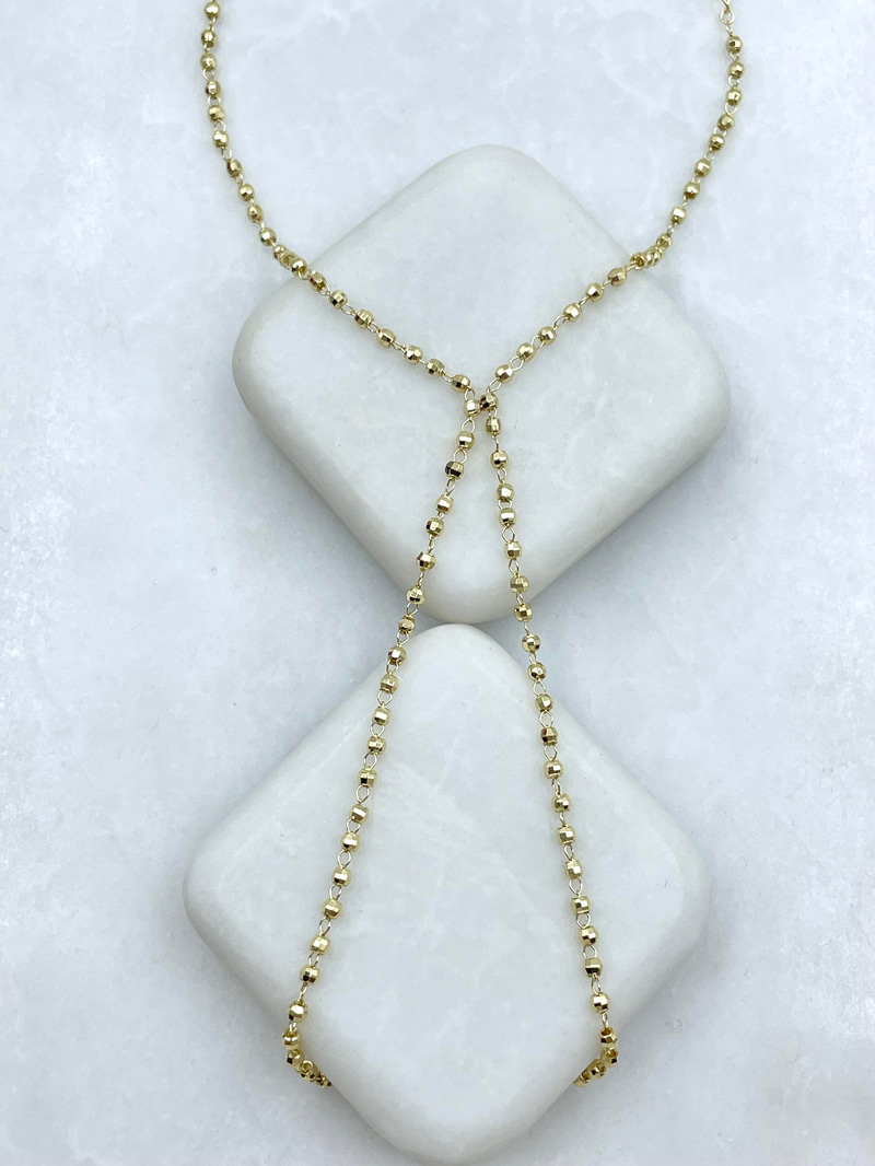 Altın Kaplama Işıltılı Topçuk Şahmeran Gold