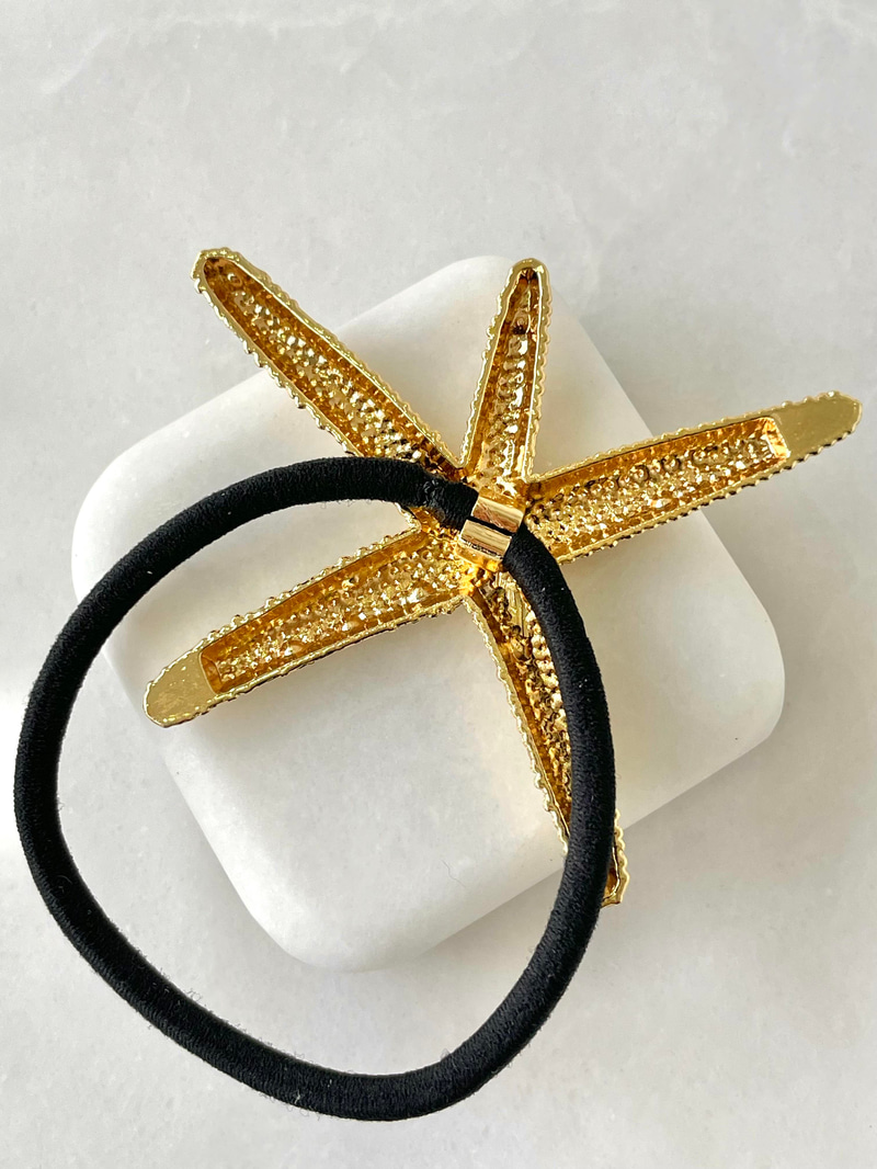 Deniz Yıldızı Lastik Toka Gold