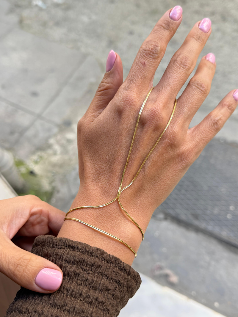 Küp Zincir Şahmeran Gold