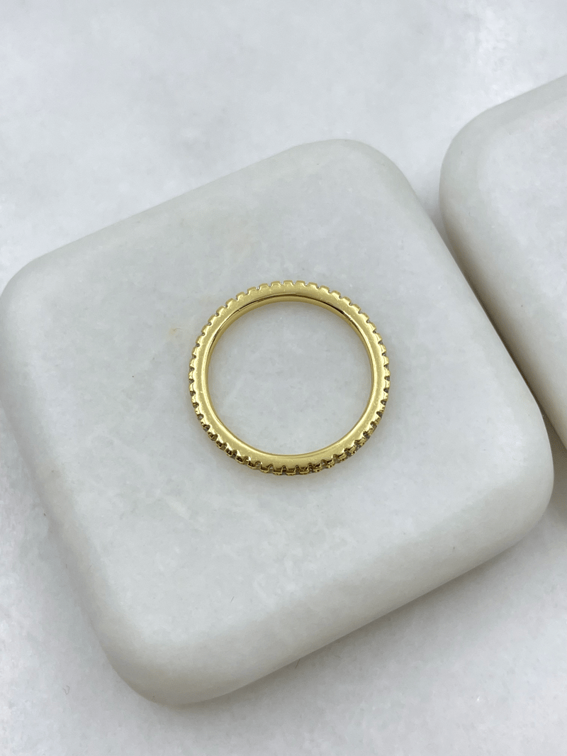 Altın Kaplama Minimal Tamtur Yüzük Gold