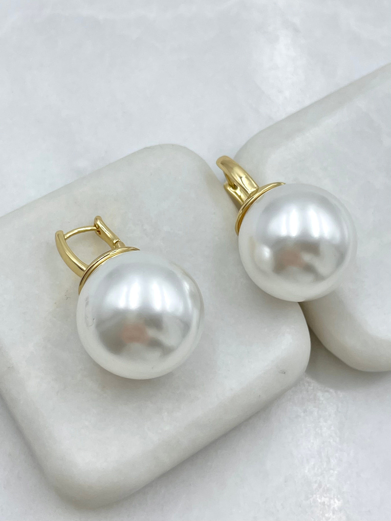 İnci Küpe Gold