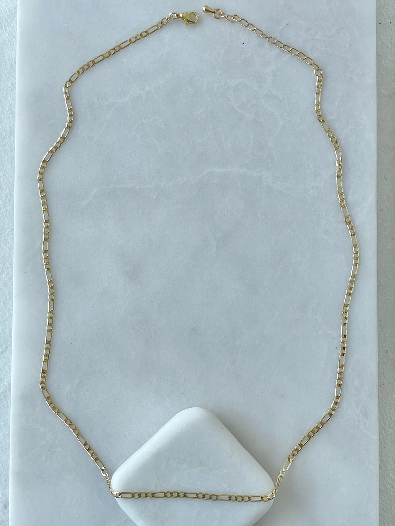 Altın Kaplama Basic Zincir Model Kolye Gold