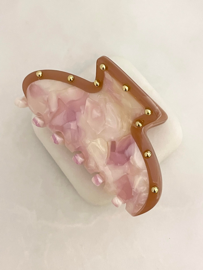 Mermer Desen Kemik Mandal Toka Pembe
