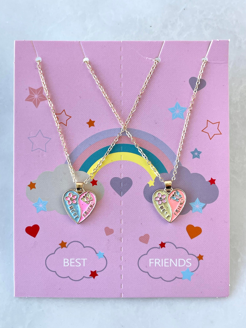 Mineli Kalp Best Friends Kolye