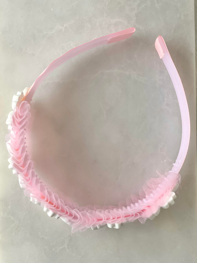 Yumuşak Papatyalı Taç Pembe