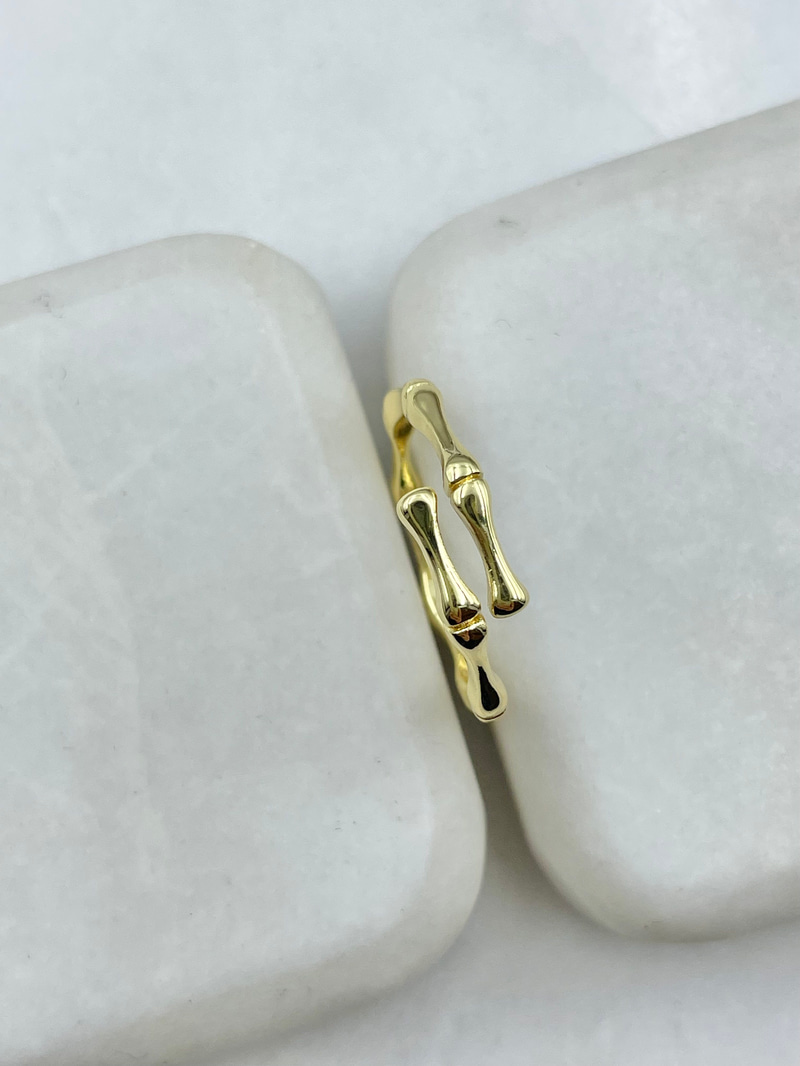 Minimal Kemik Model Yüzük Gold