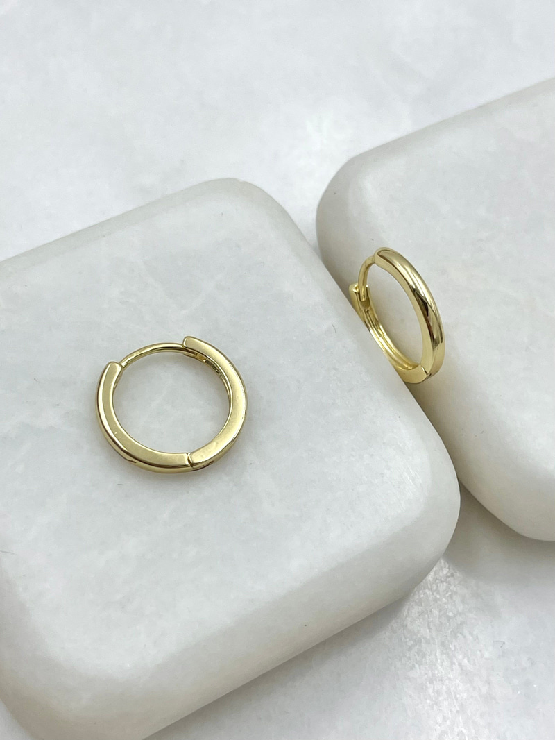 Özel Seri Basic Halka Küpe 1.5 cm Gold