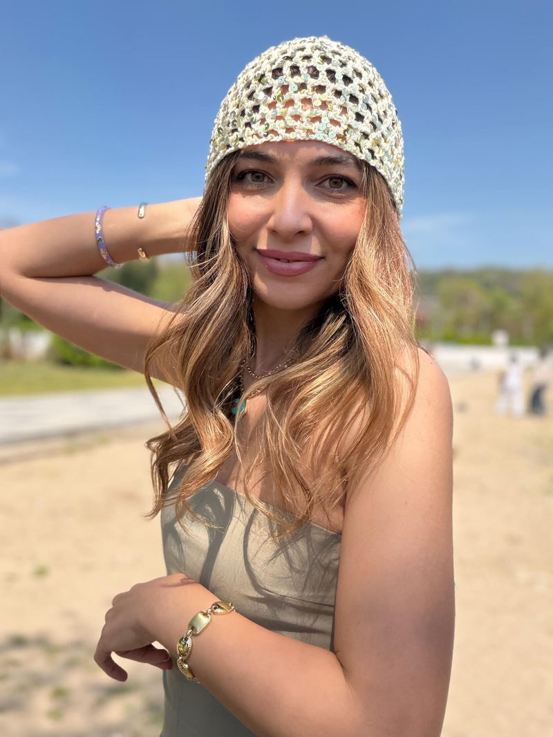Pullu Saç Filesi Bej