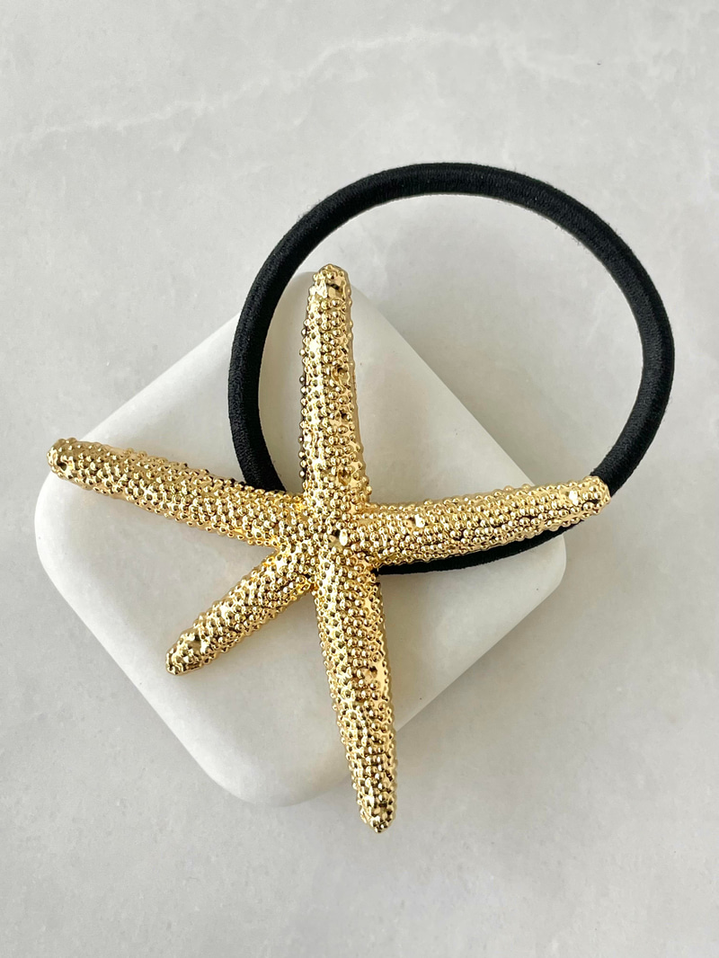 Deniz Yıldızı Lastik Toka Gold