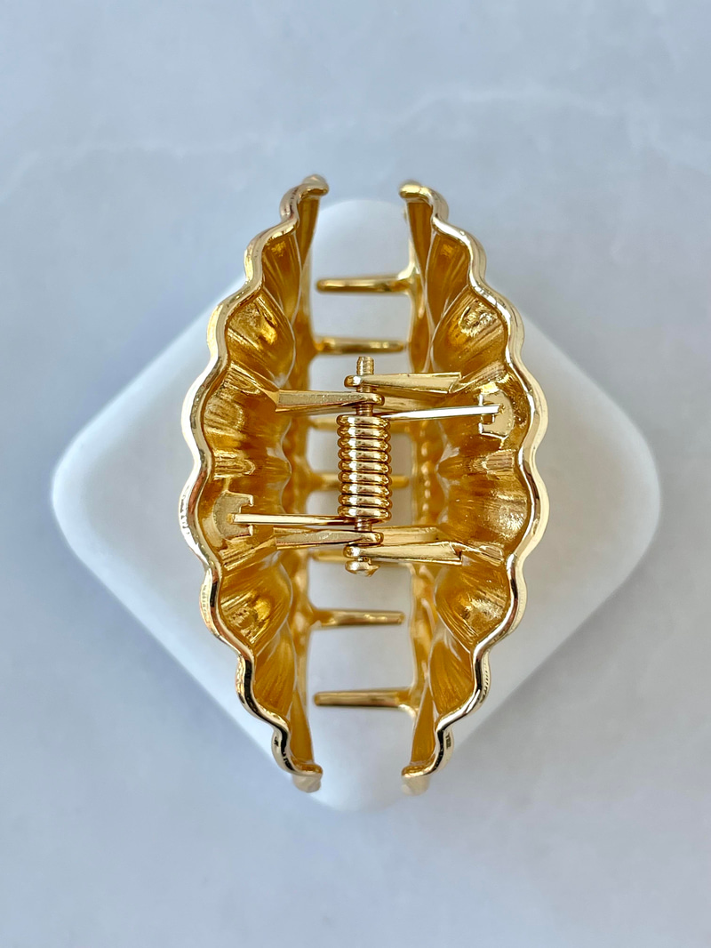 Deniz Kabuğu Mandal Toka Gold