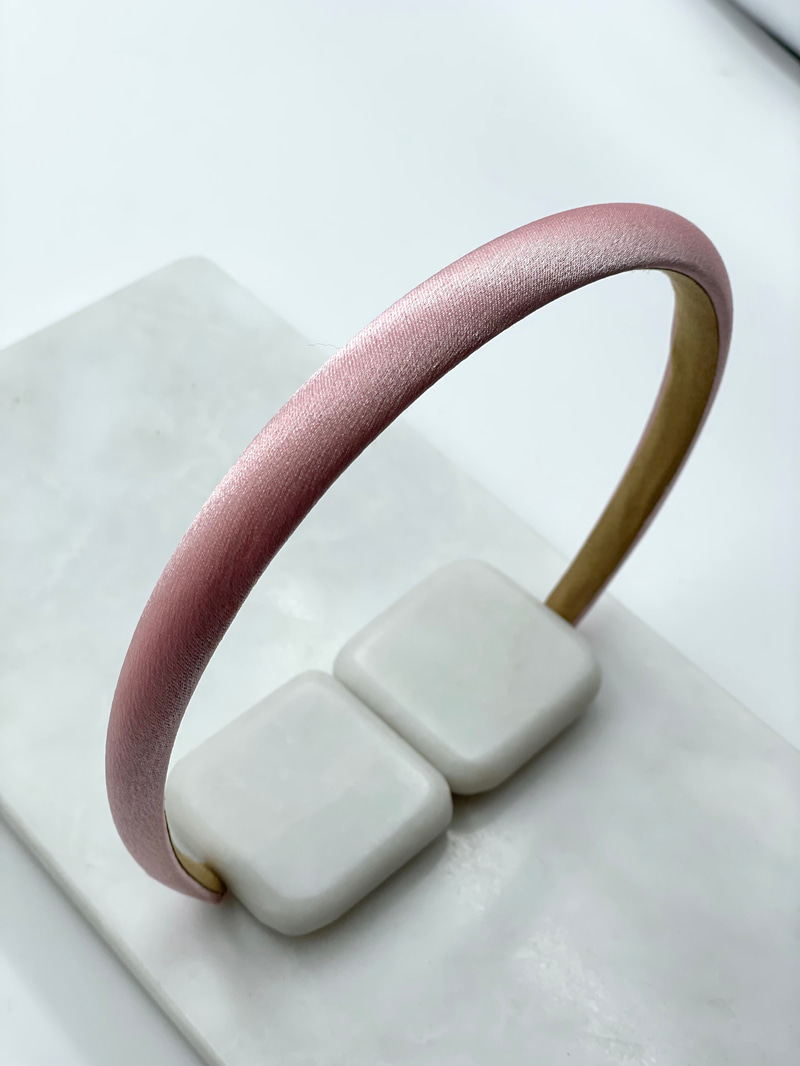 Yumuşak Dokulu Saten Taç Pembe