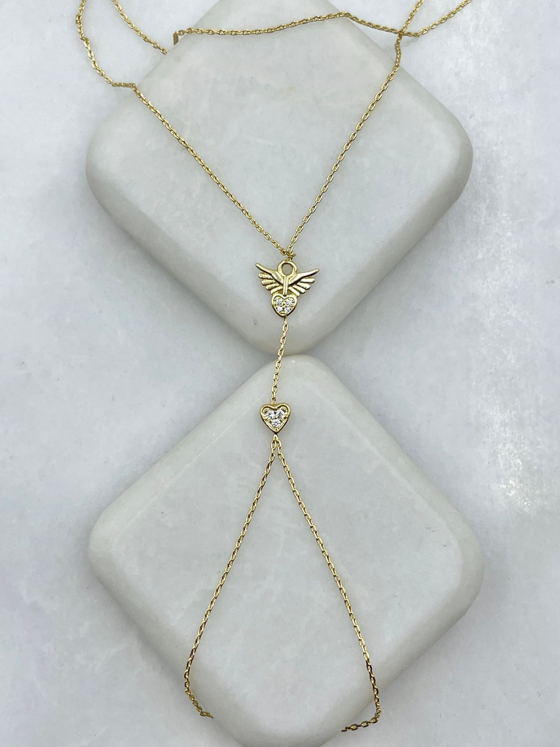 Kalpli Kanat Model Şahmeran Gold
