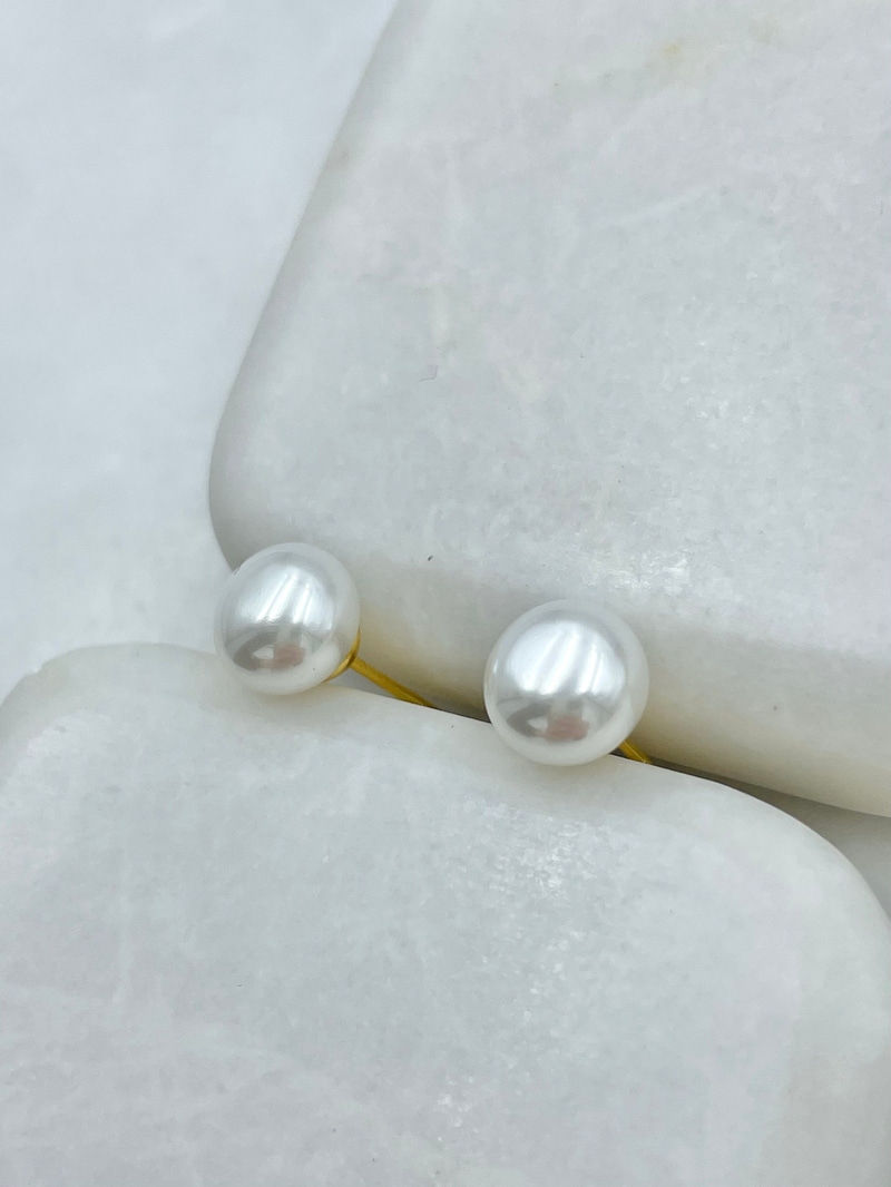 Özel Seri Minik İnci Küpe 0.7 mm Gold