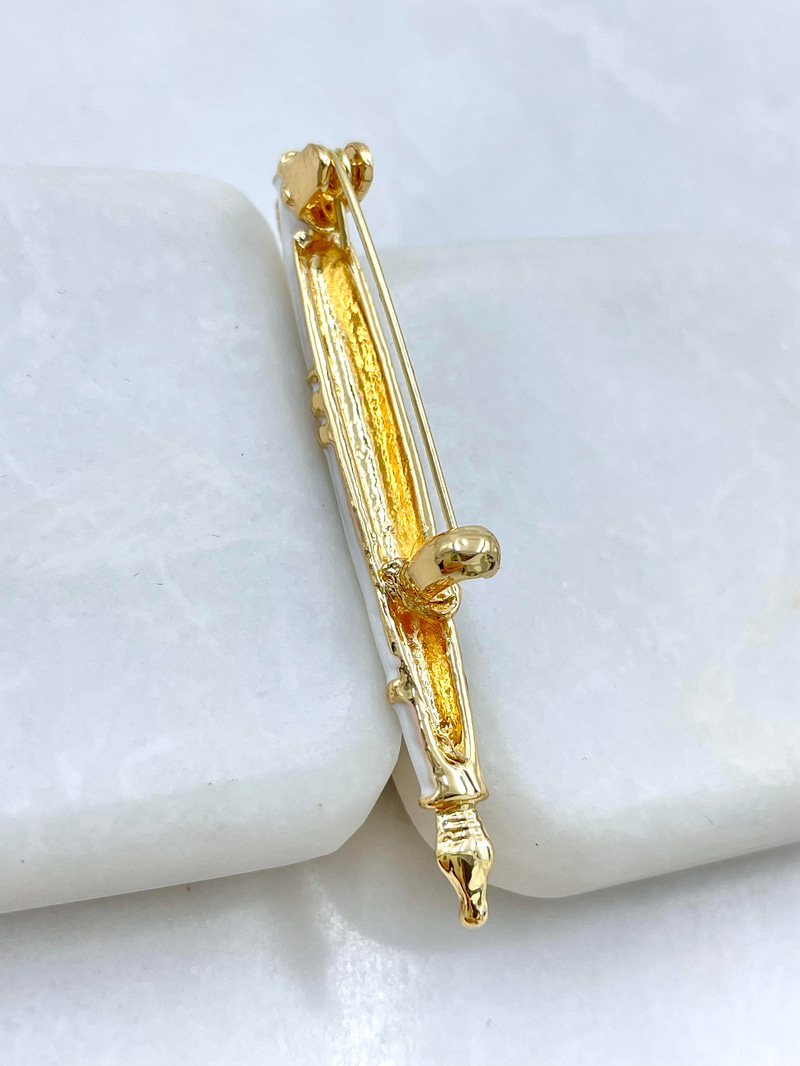 Dolma Kalem Broş Gold