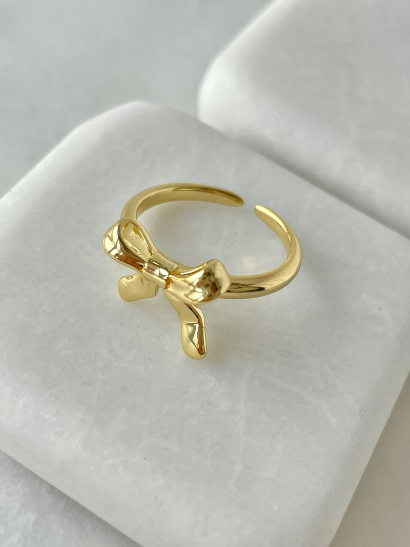 Altın Kaplama Fiyonk Model Yüzük Gold