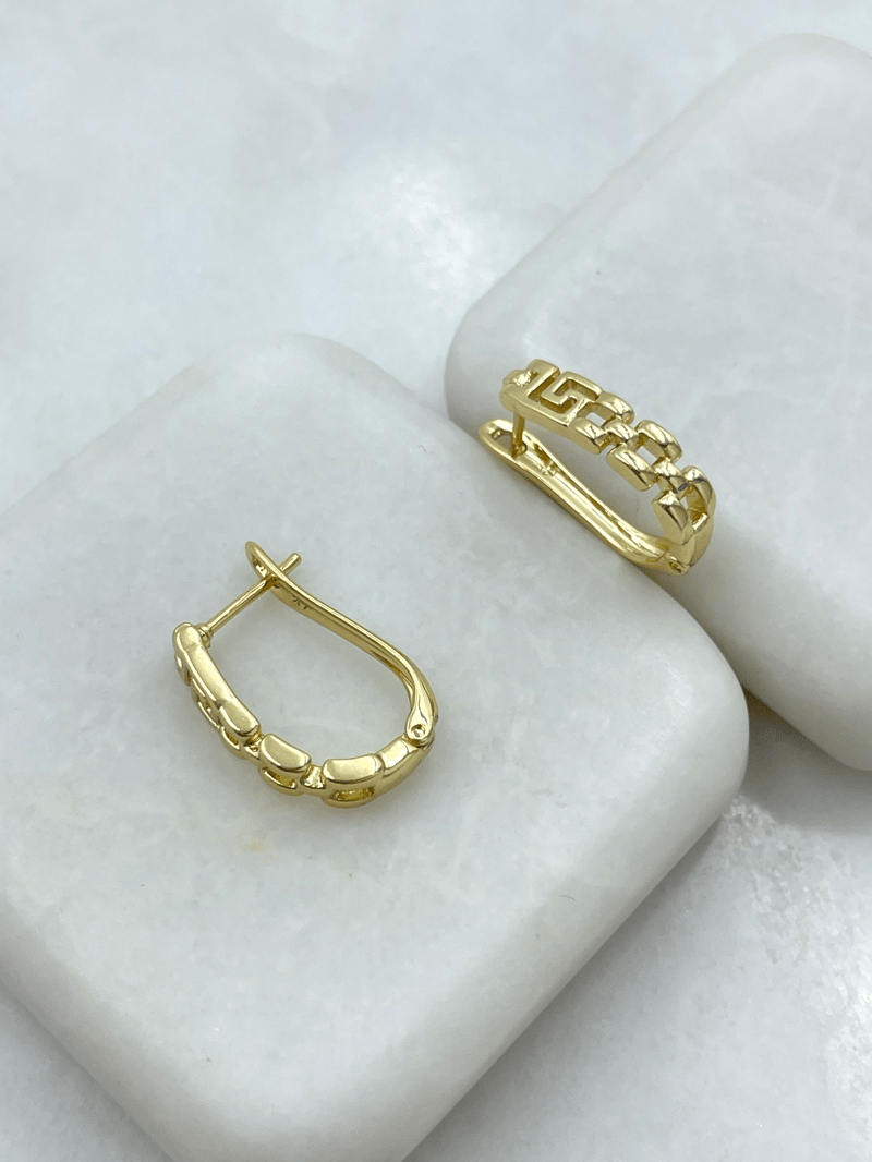 Özel Seri Kordon Model Küpe Gold