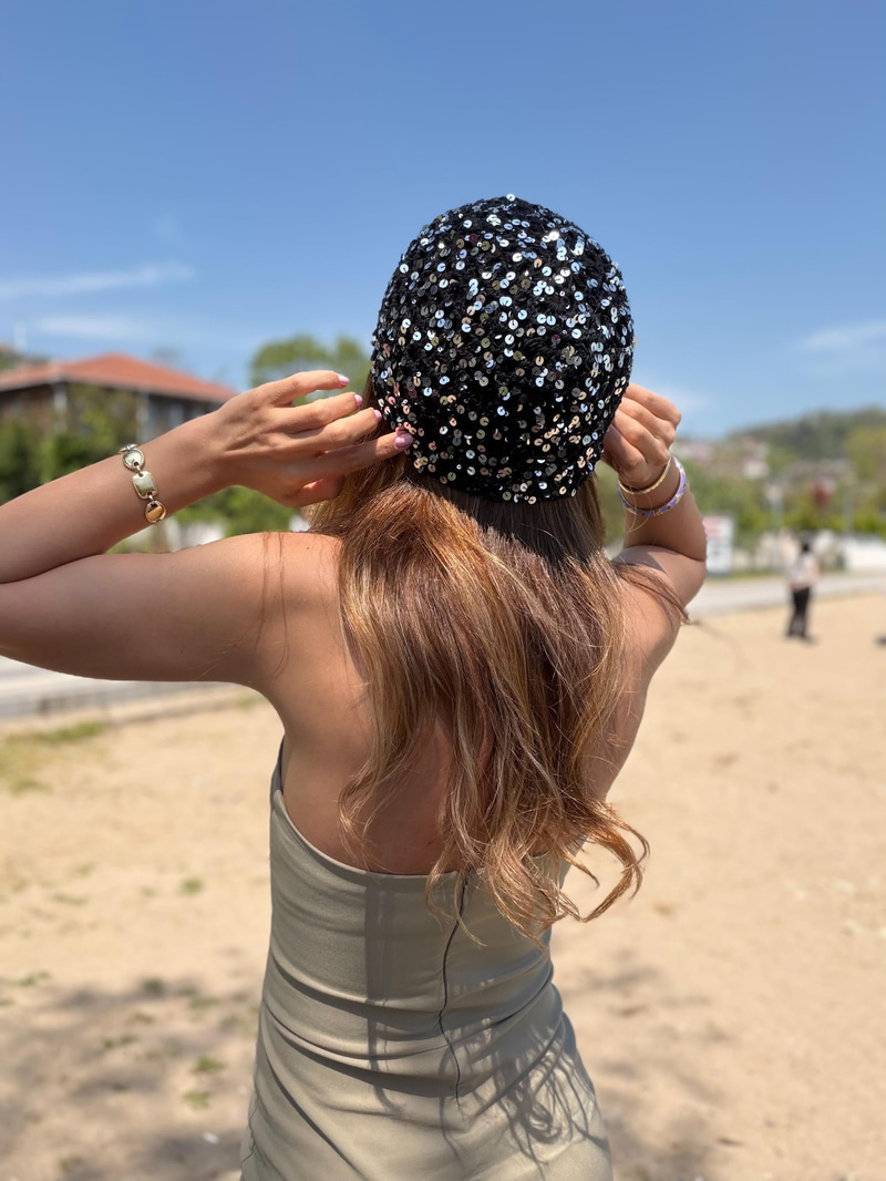 Pullu Saç Filesi Siyah