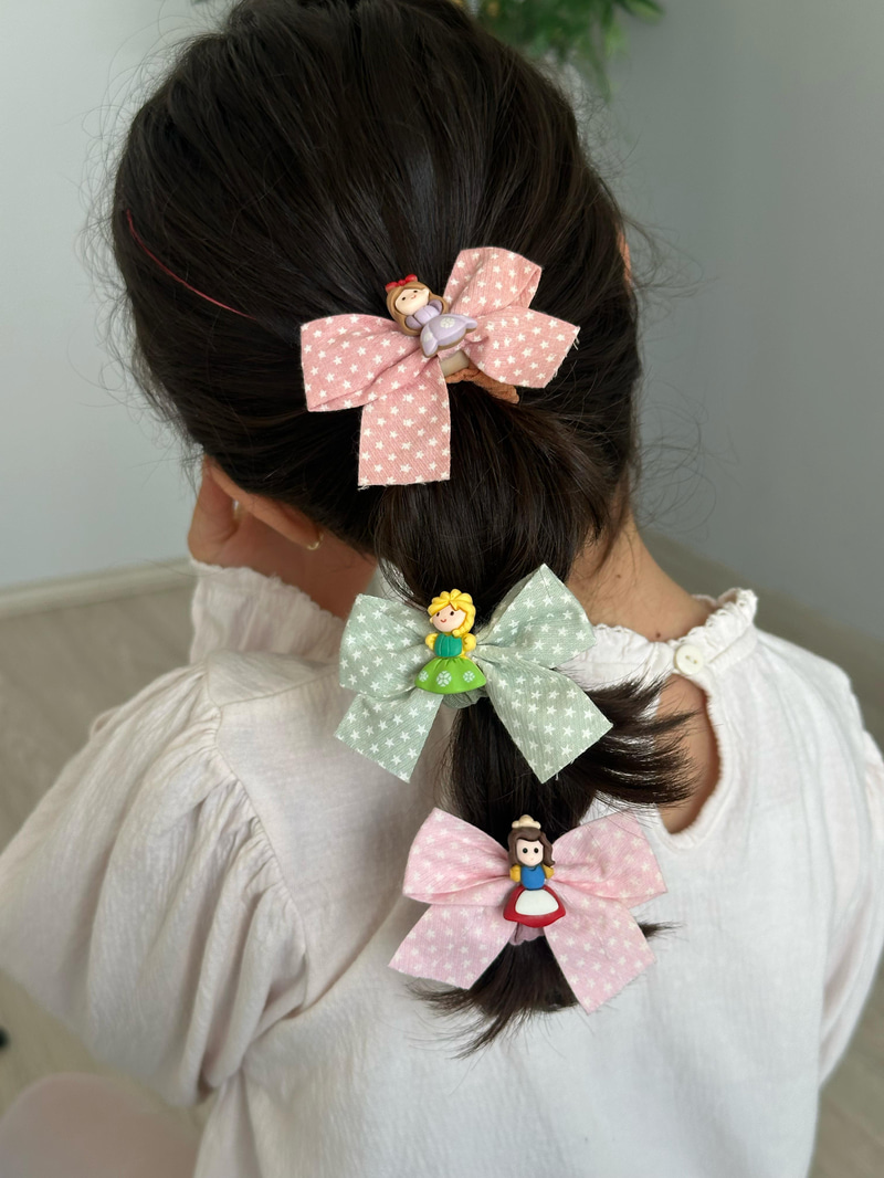 Prenses Fiyonk Scrunchie Toka Yeşil