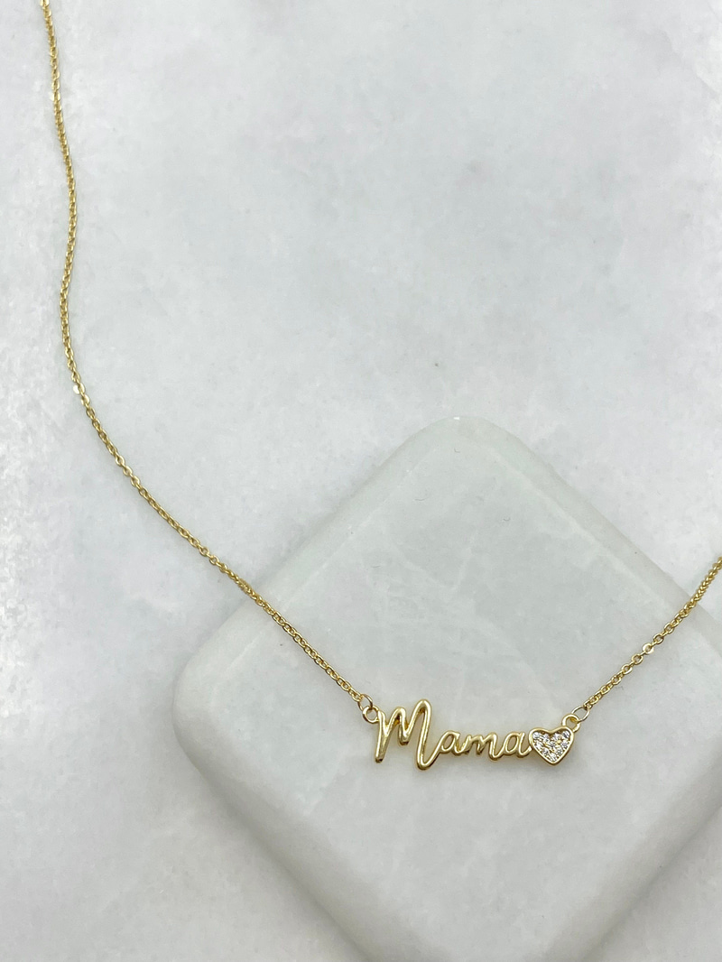 Altın Kaplama Mama Kolye Gold