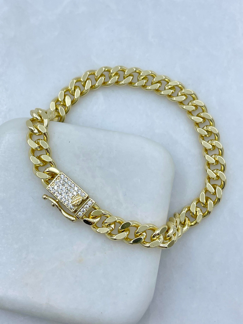 Altın Kaplama Gurmet İnce Bileklik Gold