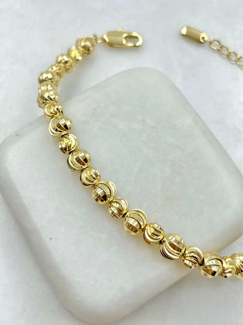 Büyük Küçük Dorika Bileklik Gold