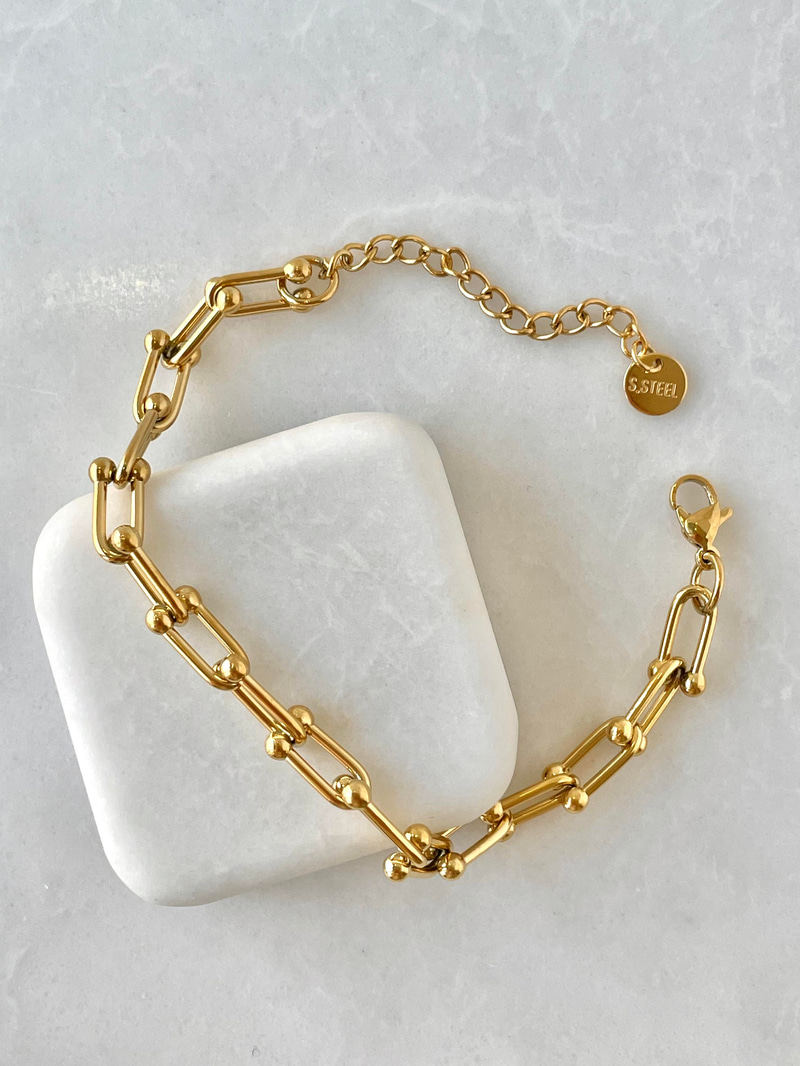 Çelik Marka Model Bileklik Gold