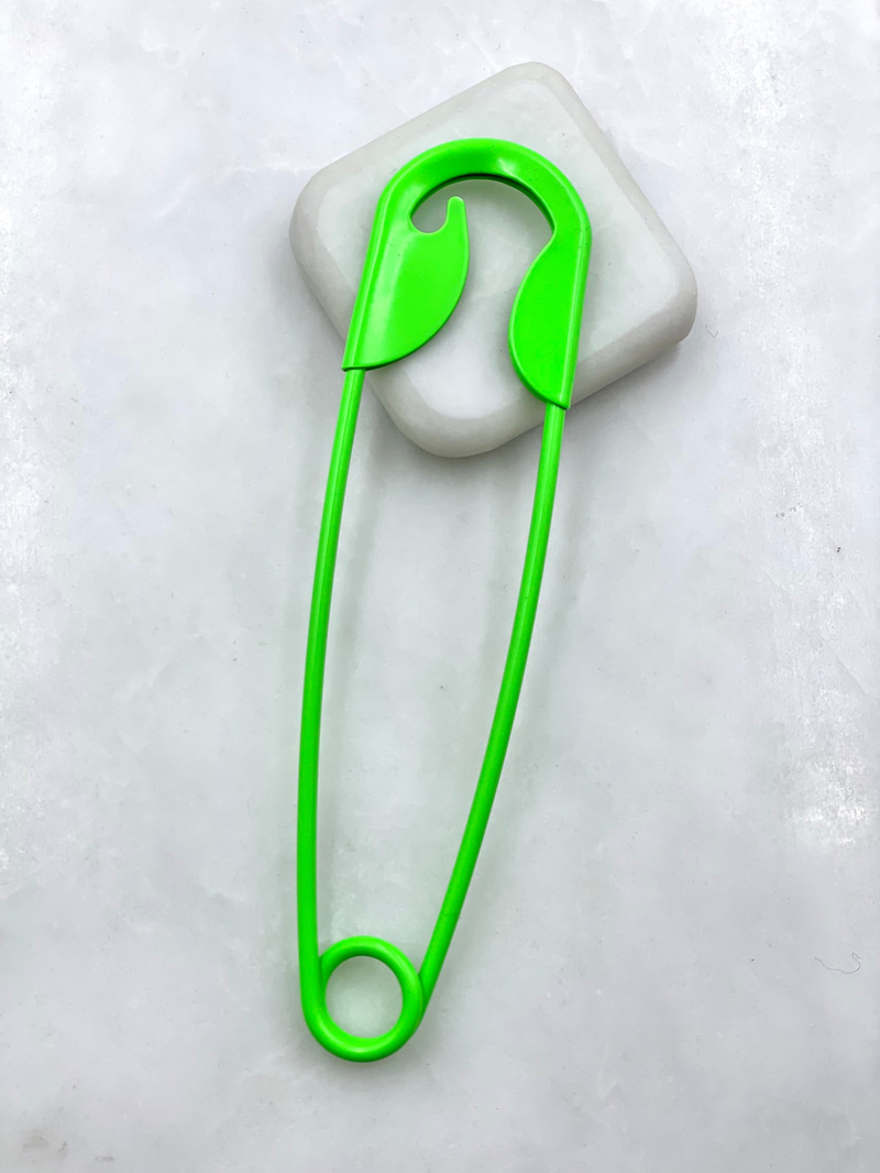 Neon Çengel Toka Yeşil
