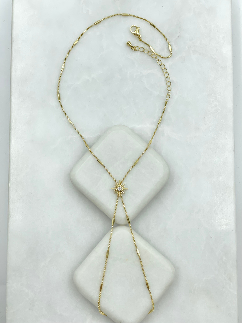 Yıldız Model Sütun Zincir Şahmeran Gold