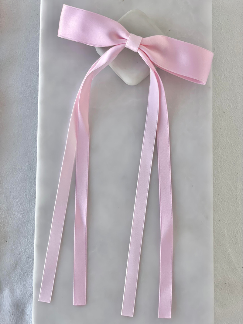 Pembe Kurdele Fiyonk Otomatik Toka