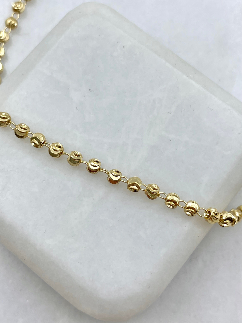 Dorika Boncuk Halhal Gold