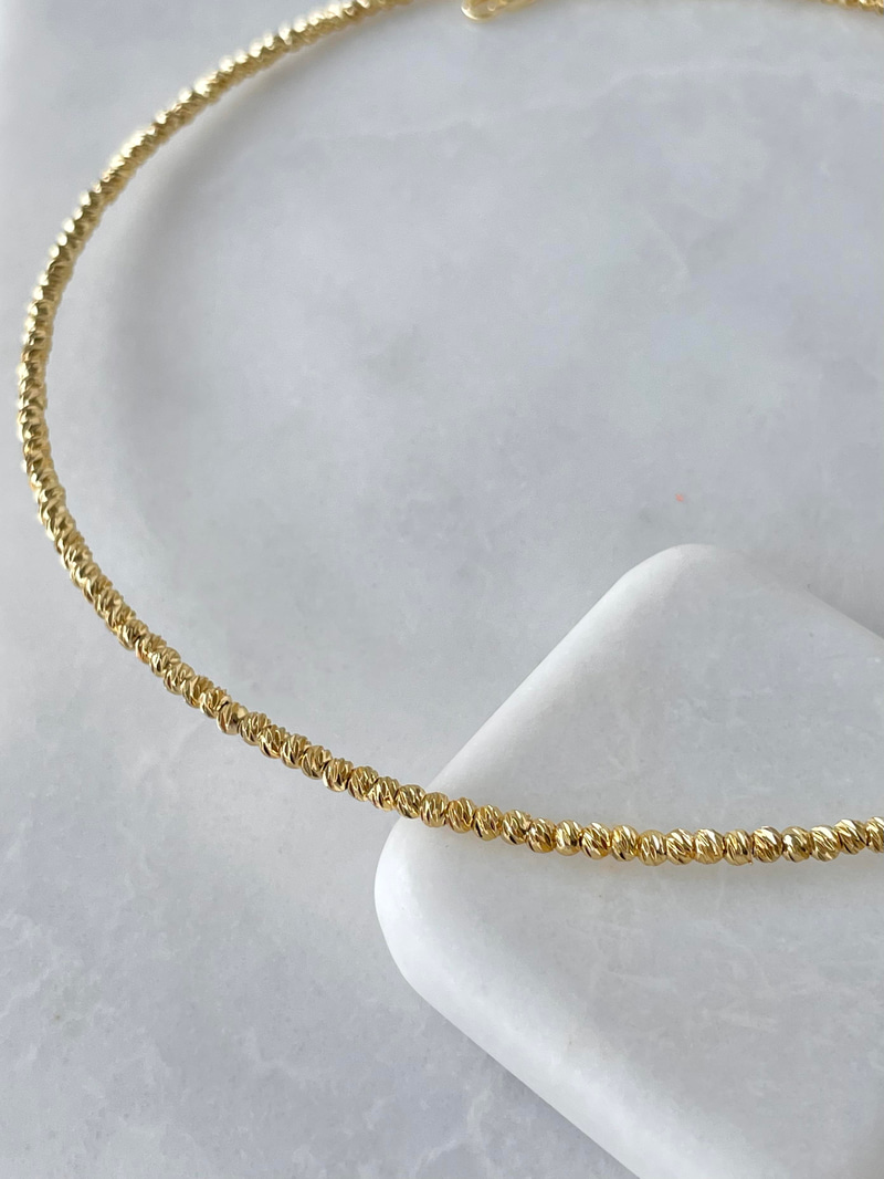 Altın Kaplama Dizi Dorika Yaylı Kolye Gold
