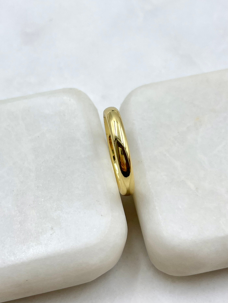 Özel Seri İnce Alyans Yüzük Gold