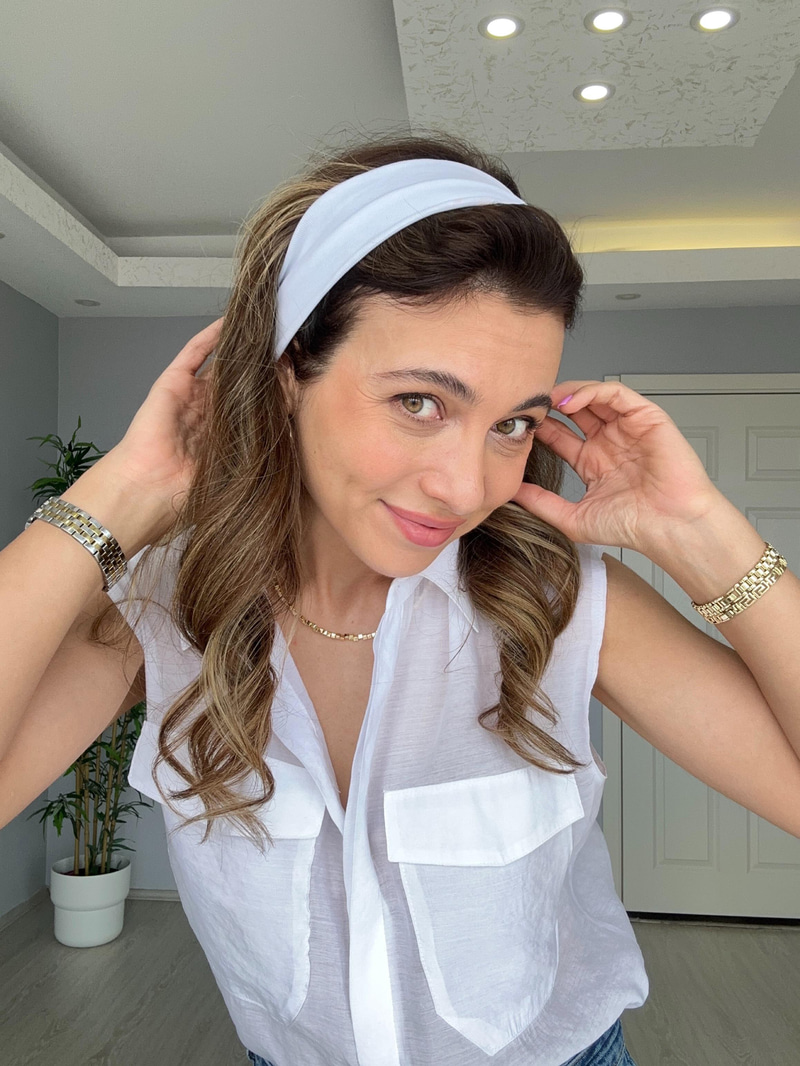 Bandana Toka Beyaz