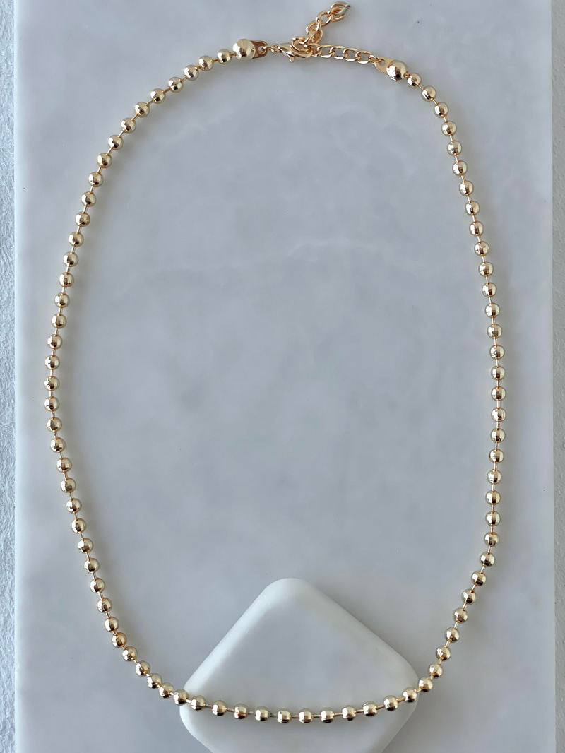 Altın Kaplama Dizi Disko Topu Kolye