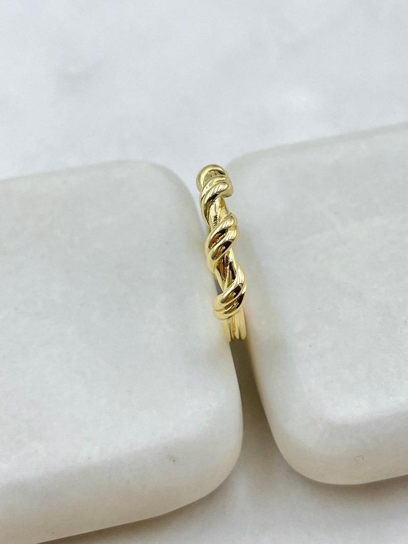 Burgu Düğüm Model Yüzük Gold