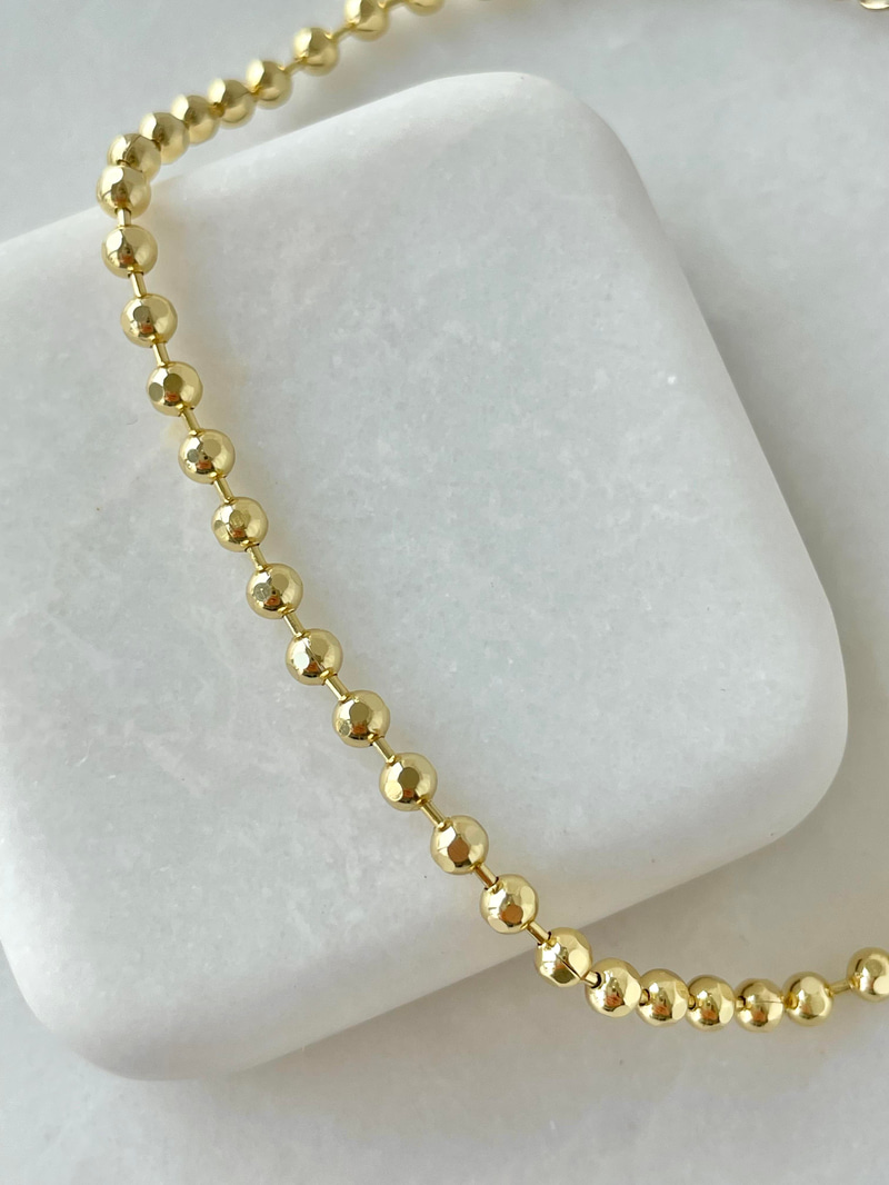 Özel Seri Işıltılı Topçuk Bileklik Gold