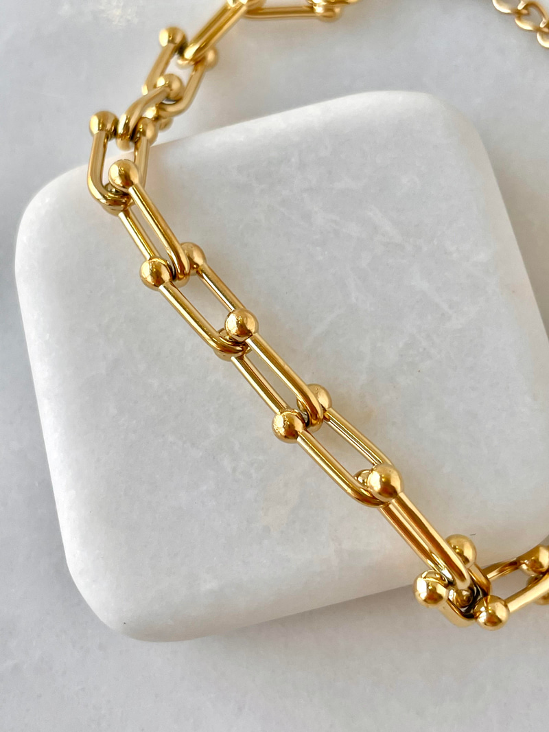 Çelik Marka Model Bileklik Gold