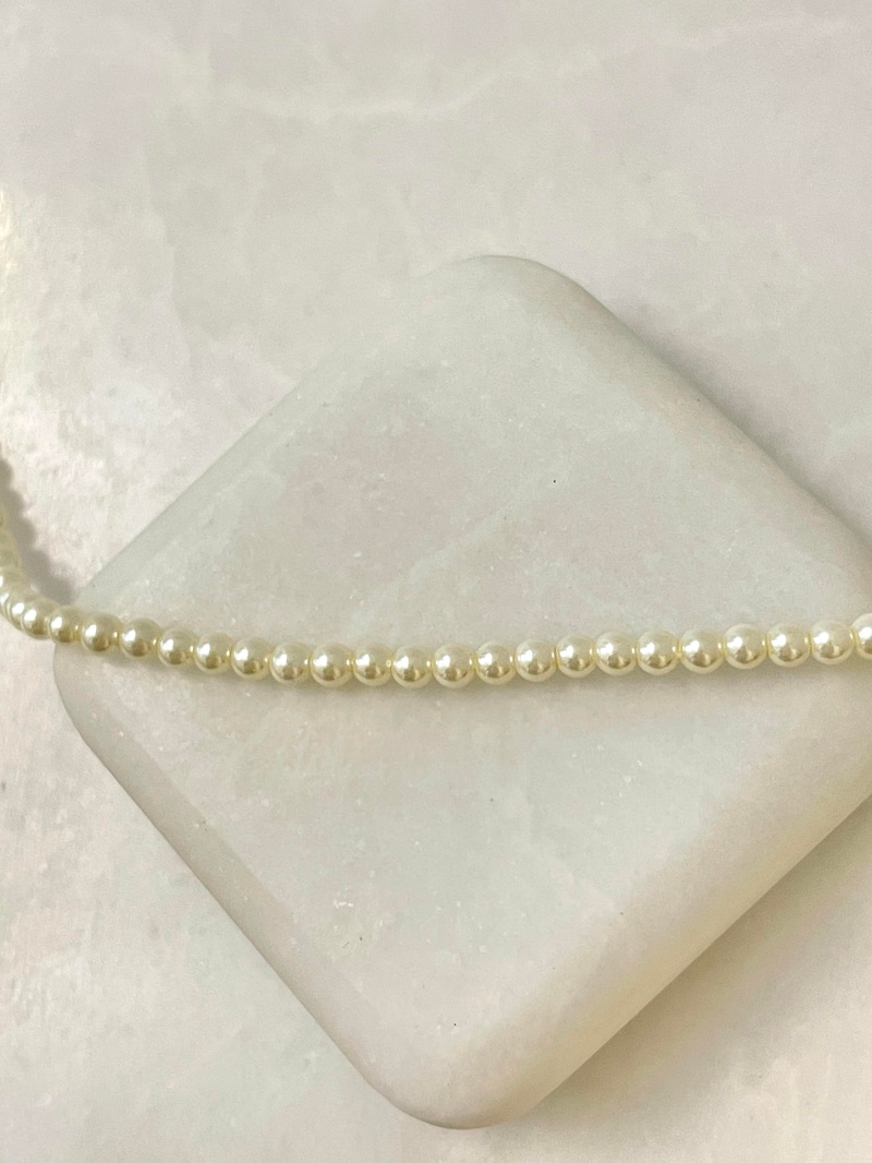 Özel Seri Minimal İnci Kolye Gold