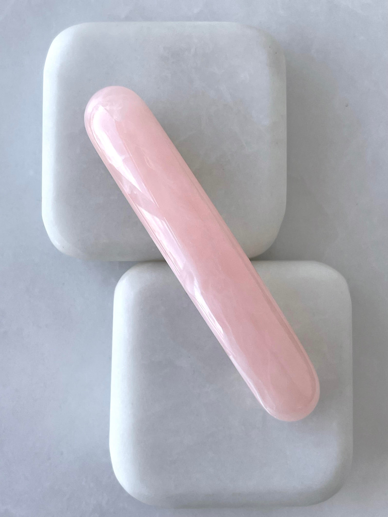 Mermer Desen Kemik Otomatik Toka Pembe