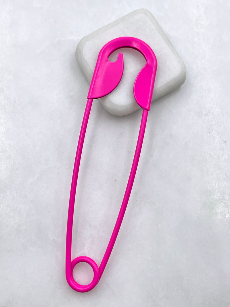 Neon Çengel Toka Pembe