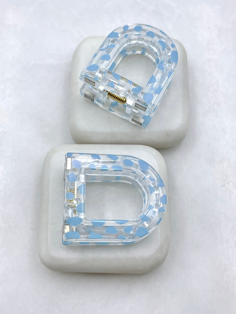 Yarım Daire Magnet Lock Toka Mavi