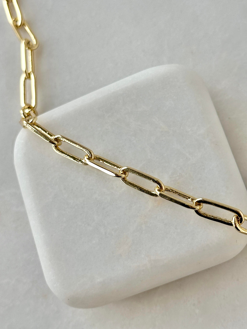 Özel Seri Klasik Zincir Kolye 60 cm Gold